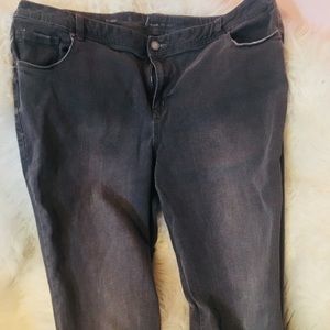Lane Bryant Gray skinny jeans size 24